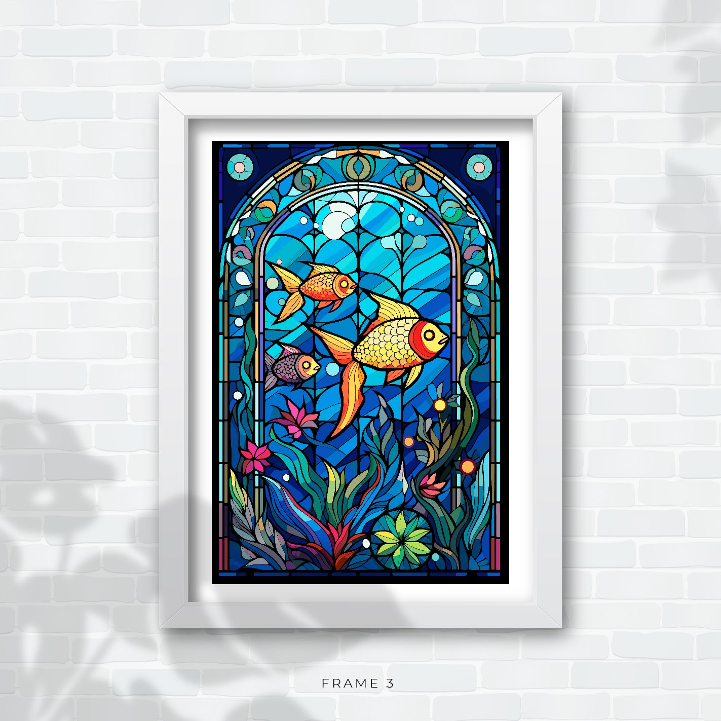 Framed Art – Light Play – Set Of 3