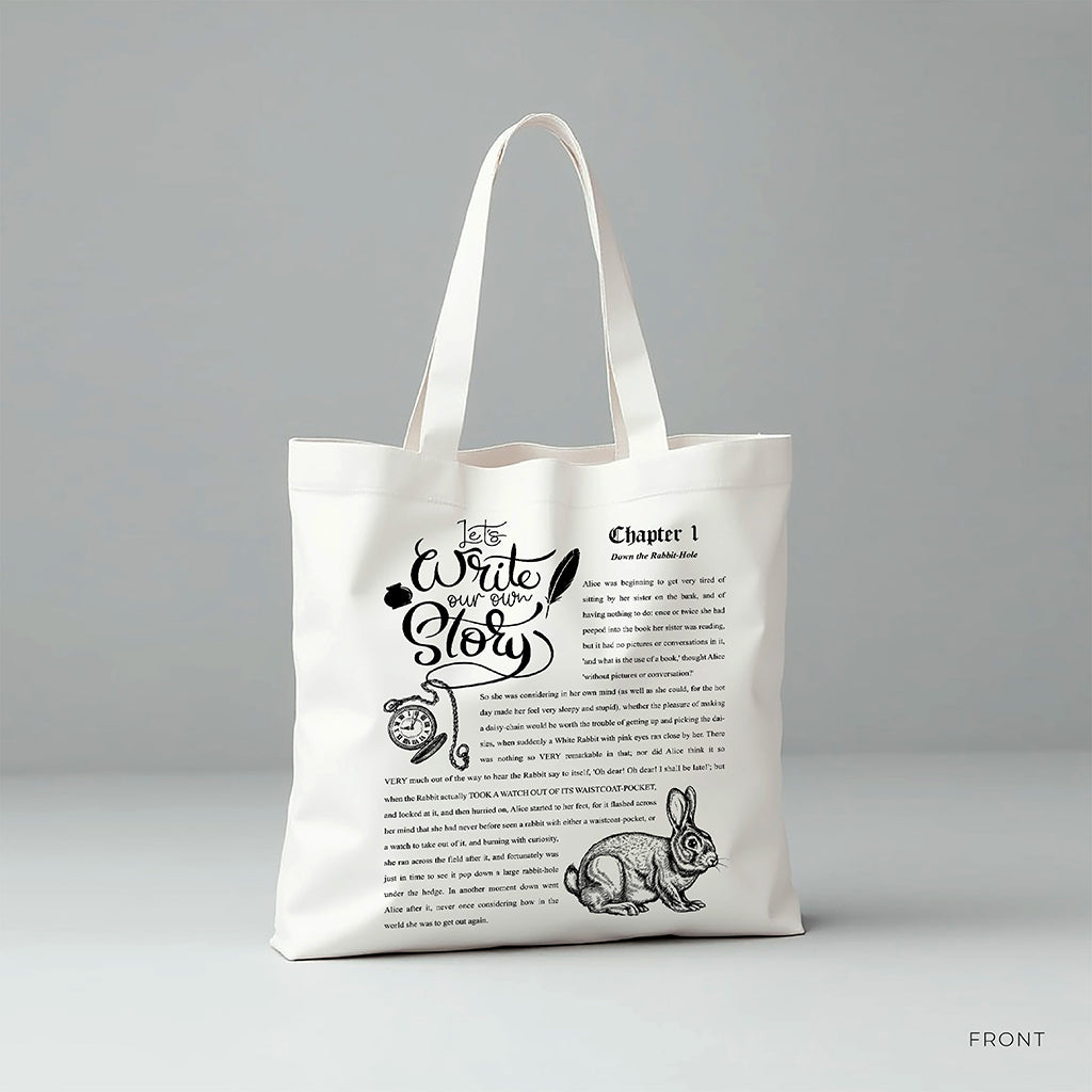 Tote Bag – Between Pages – Alice In Wonderland