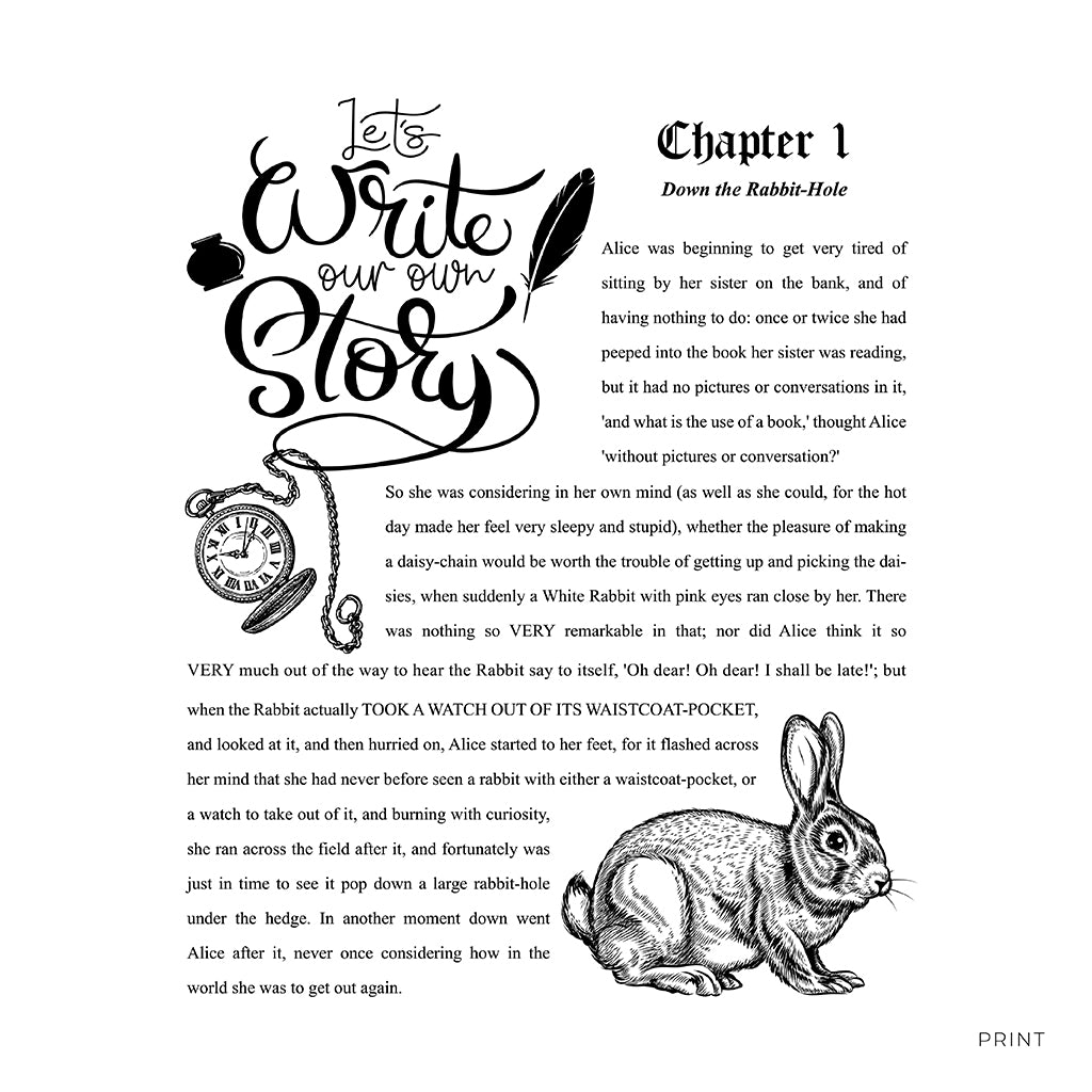 Tote Bag – Between Pages – Alice In Wonderland
