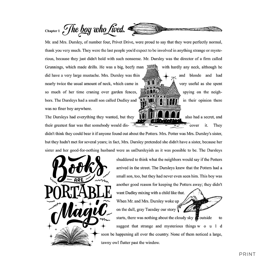 Tote Bag – Between Pages – Harry Potter