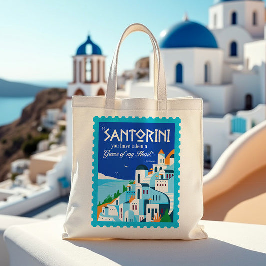 Tote Bag – Travel Tales – Santorini