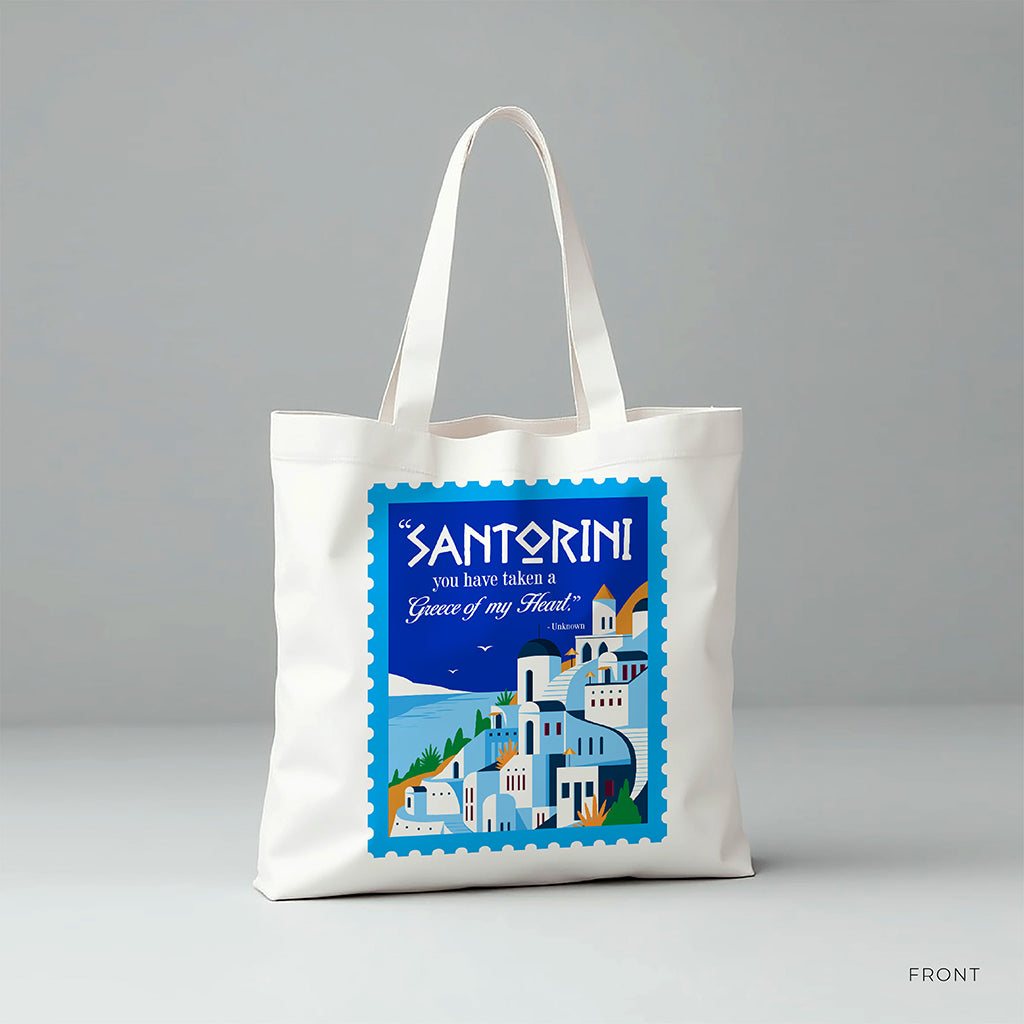 Tote Bag – Travel Tales – Santorini
