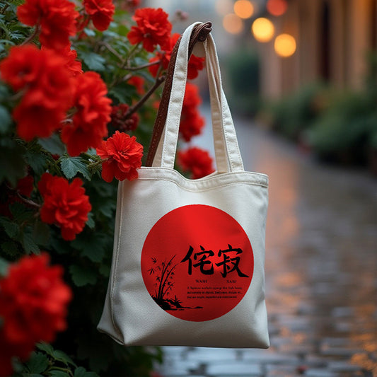 Tote Bag – Land Of The Rising Sun – Wabi Sabi