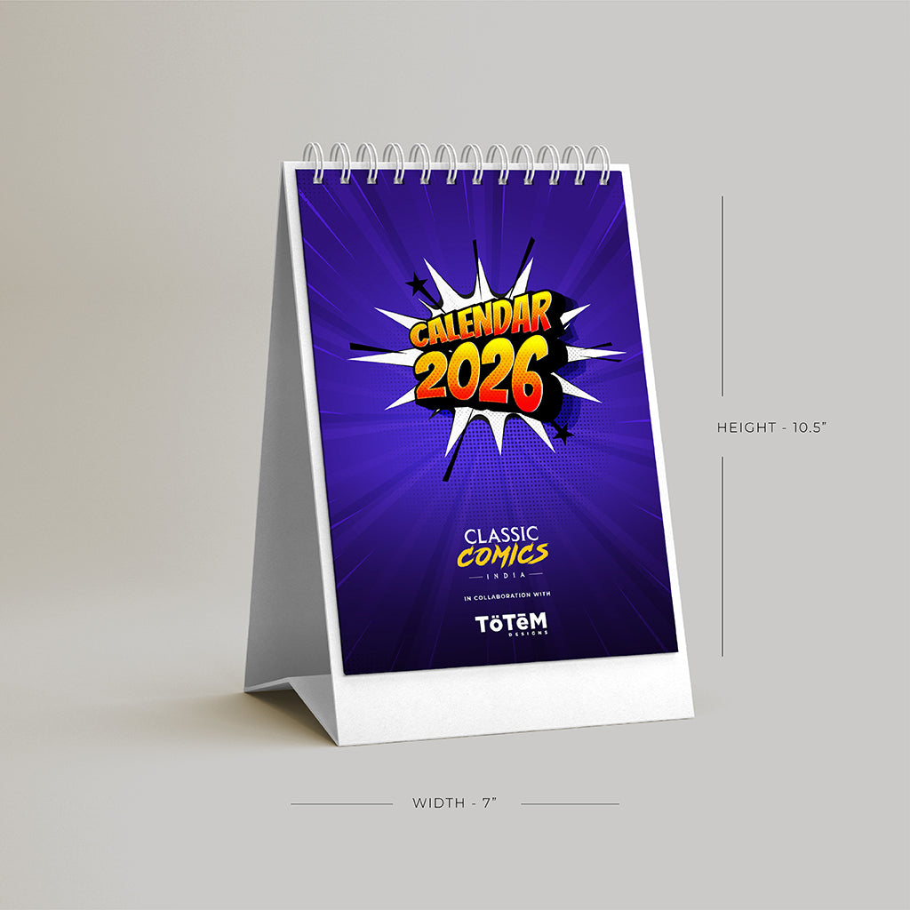Classic Comics – Desk Calendar 2026