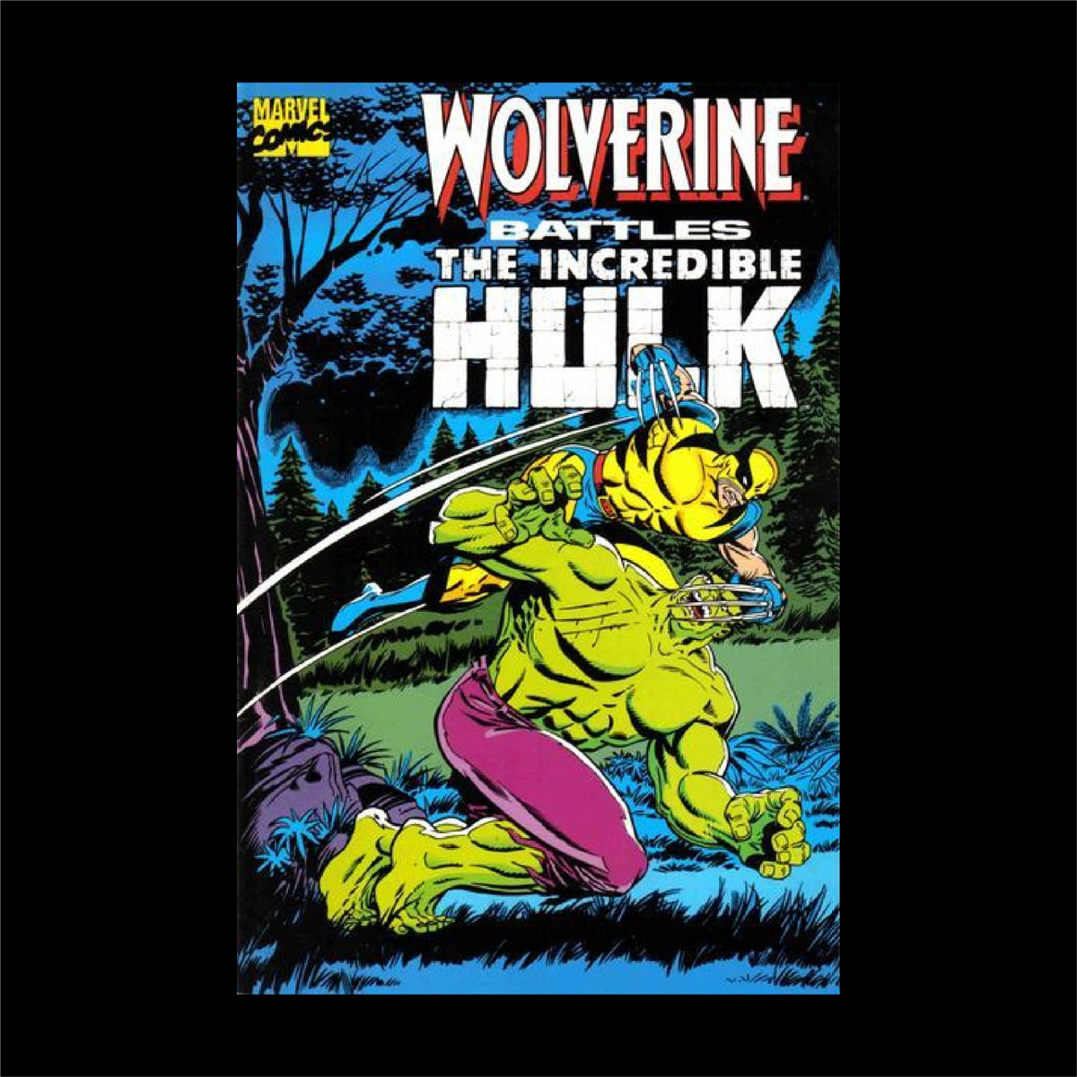 Wolverine battles the Hulk (1989)