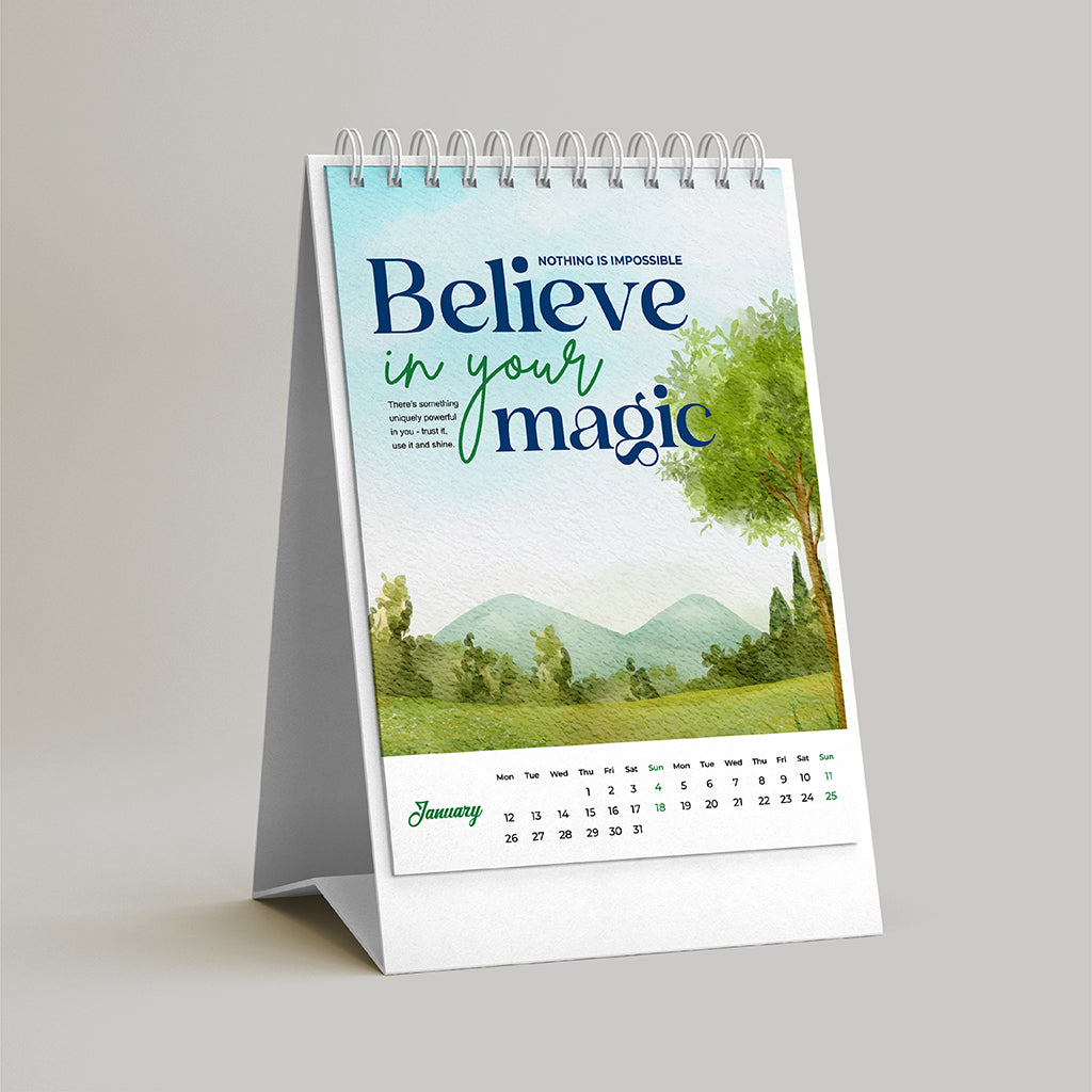 Manifest 2026 - Desk Calendar