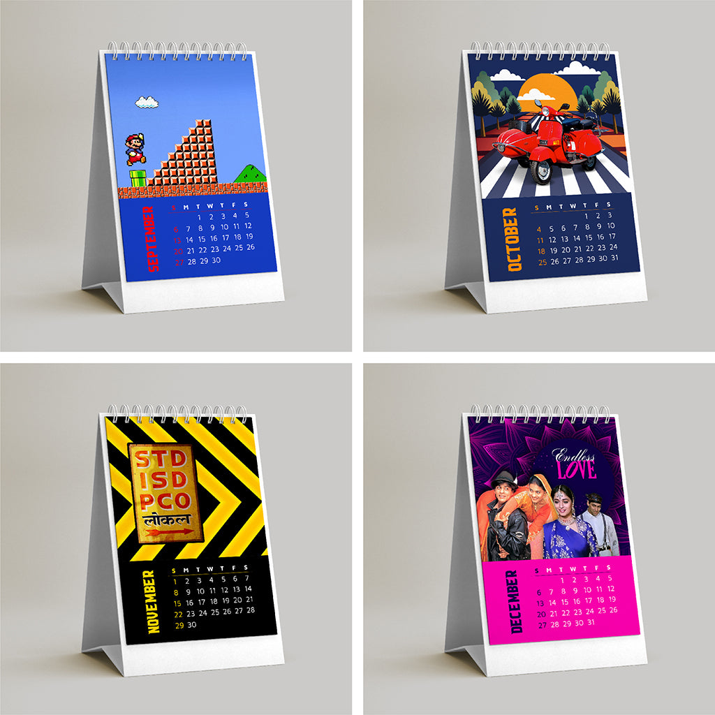 ‘90s Nostalgia – Desk Calendar 2026